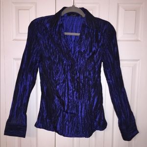 Royal Blue Blouse: Essentials by Milano